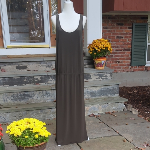 Michael Kors Army Green Maxi Dress - Picture 1 of 6